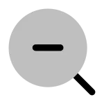 Zoom Out SVG Icon